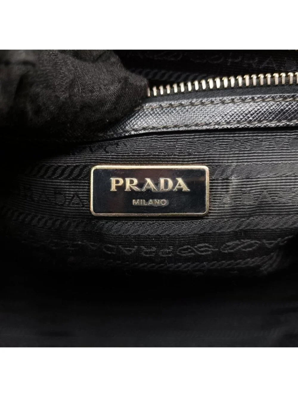 Prada Galleria Black Saffiano Leather 14 Shoulder